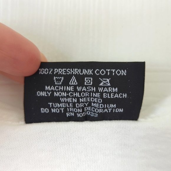 Alore 90's Vintage Funky Dolphin Graphic Scoop Neck Cropped Tank Top White OS - Picture 5 of 10